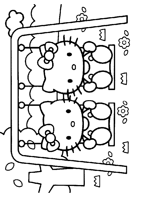 Hello Kitty - disegni da colorare 