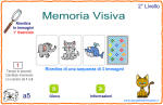 Memoria Visiva - Sequenza di 3 immagini