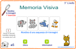 Memoria Visiva - Sequenza di 4 immagini