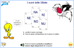 Leggi e Associa le sillabe : NA NE NI NO NU