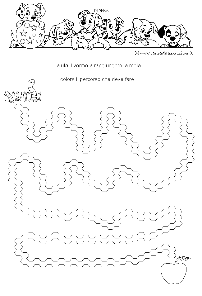 Pregrafismo - coordinazione oculo manuale