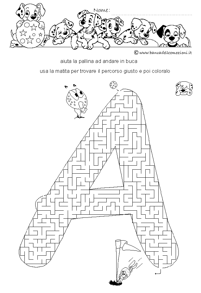 Pregrafismo - coordinazione oculo manuale