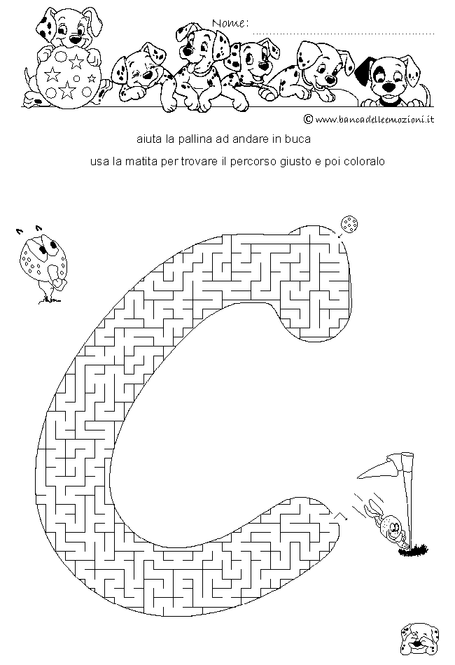 Pregrafismo - coordinazione oculo manuale