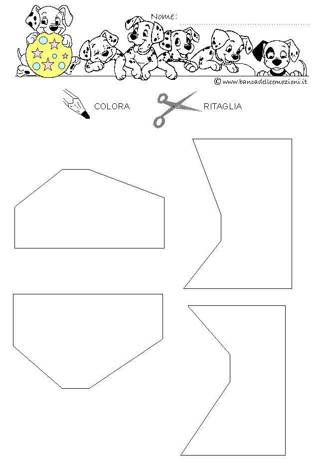 Pregrafismo - coordinazione oculo manuale - Ricostruisci i due quadrati