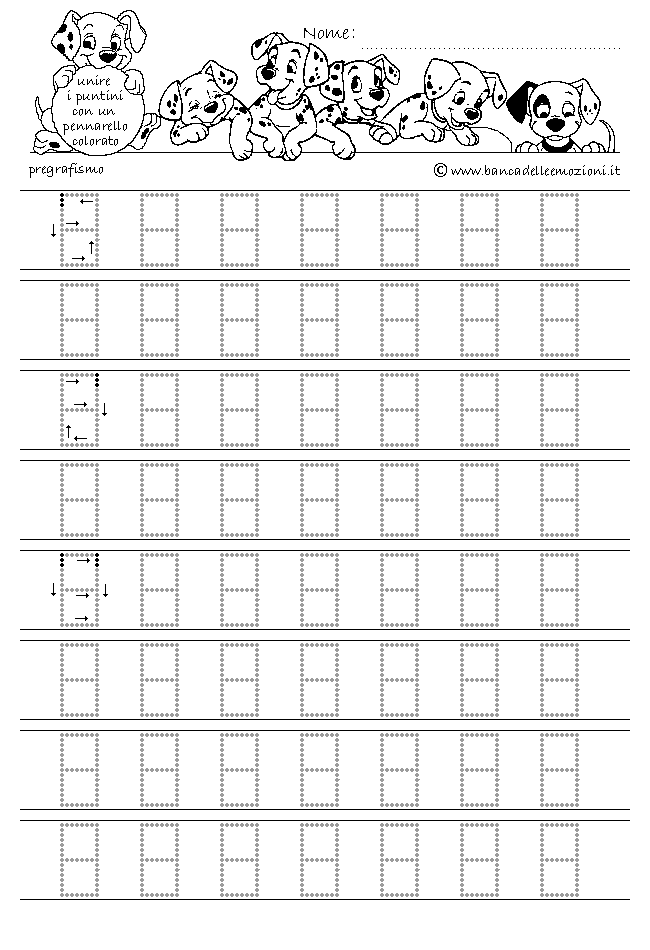 Pregrafismo - coordinazione oculo manuale