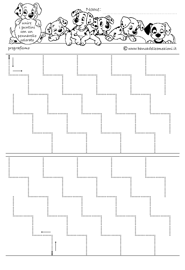 Pregrafismo - coordinazione oculo manuale