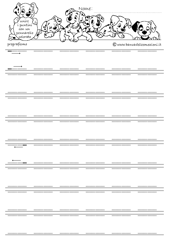 Pregrafismo - coordinazione oculo manuale