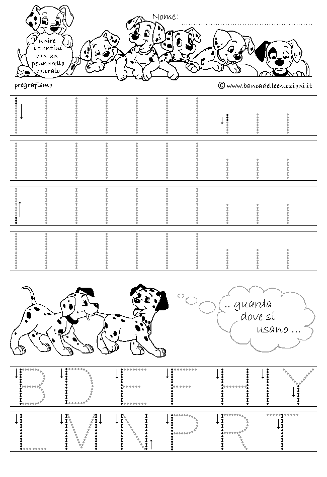 Pregrafismo - coordinazione oculo manuale