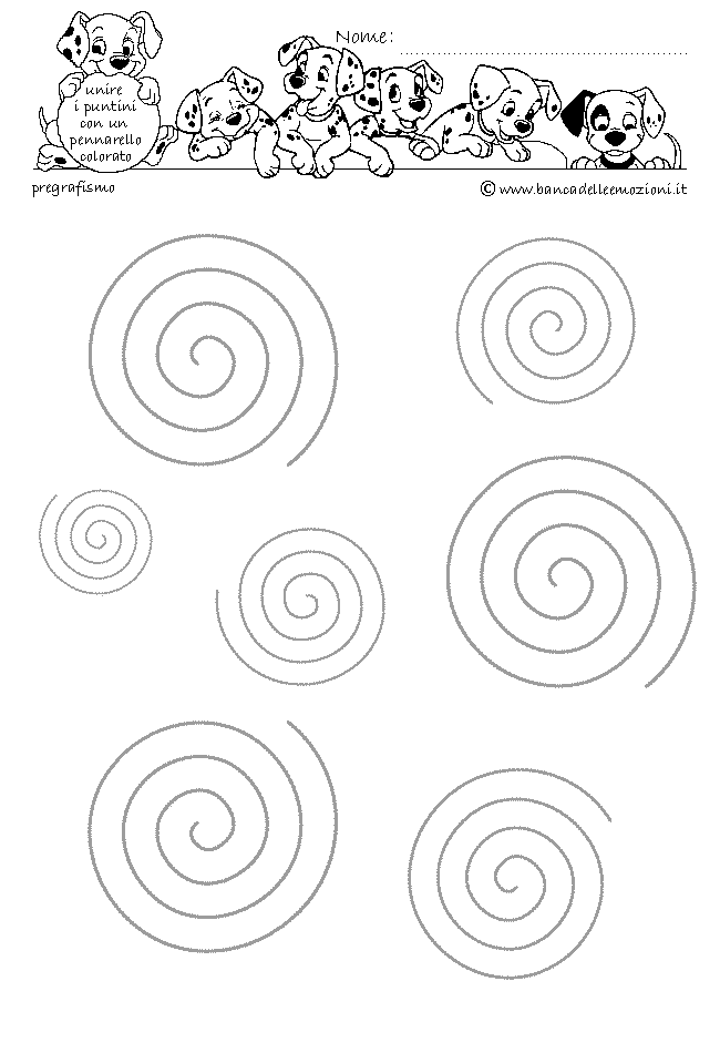 Pregrafismo - coordinazione oculo manuale