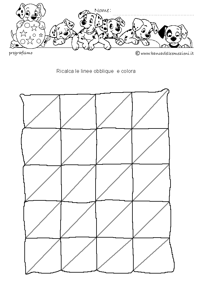 Pregrafismo - coordinazione oculo manuale