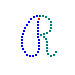 Corsivo Maiuscolo - Lettera R