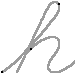 Alfabeto - Lettera H Corsivo minuscolo - scrivere senza la traccia