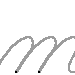 Alfabeto - Lettera M Corsivo minuscolo - scrivere senza la traccia