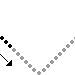 Pregrafismo - linee oblique orizzontali triangolo grande
