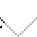 Pregrafismo - linee oblique orizzontali triangolo grande