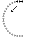 Pregrafismo - linee curve cerchio grande
