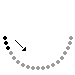 Pregrafismo - linee curve cerchio grande