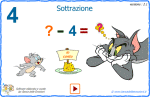 Sottrarre il numero quattro