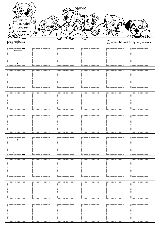 Pregrafismo - coordinazione oculo manuale