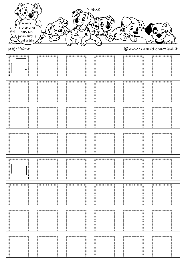 Pregrafismo - coordinazione oculo manuale