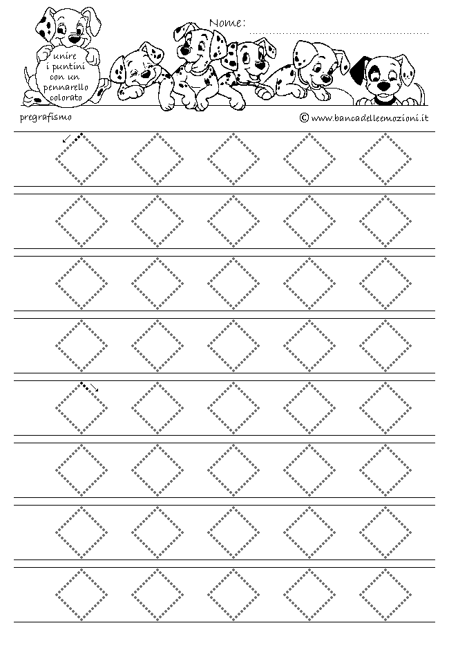 Pregrafismo - coordinazione oculo manuale