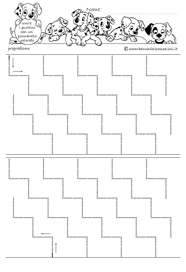 Pregrafismo - coordinazione oculo manuale