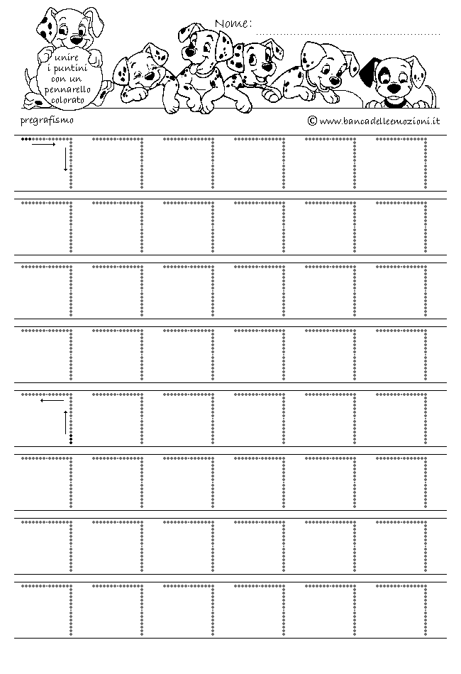 Pregrafismo - coordinazione oculo manuale