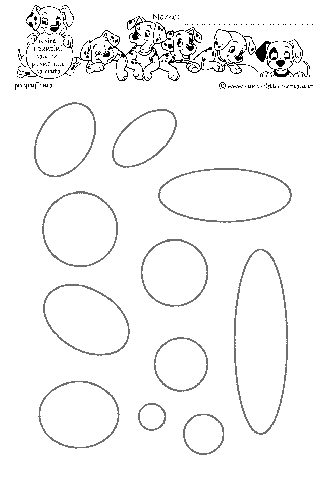 Pregrafismo - coordinazione oculo manuale