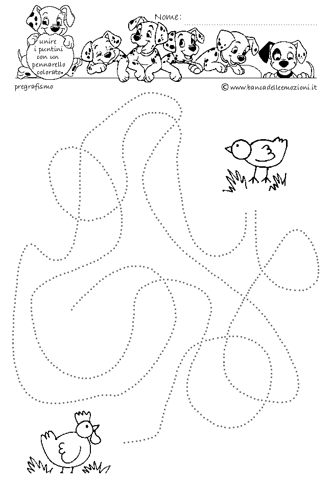 Pregrafismo - coordinazione oculo manuale