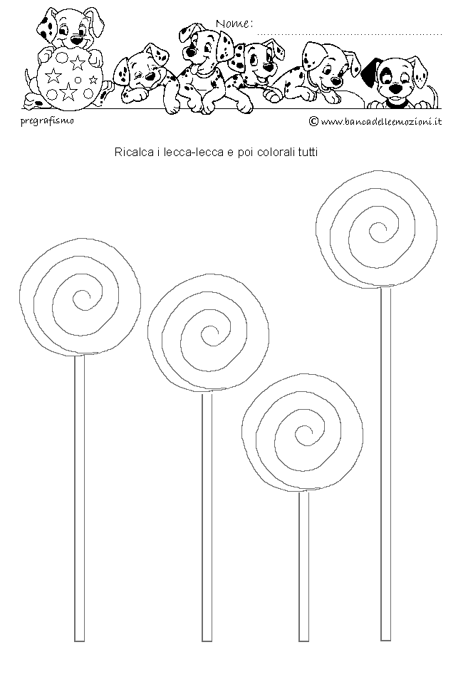 Pregrafismo - coordinazione oculo manuale