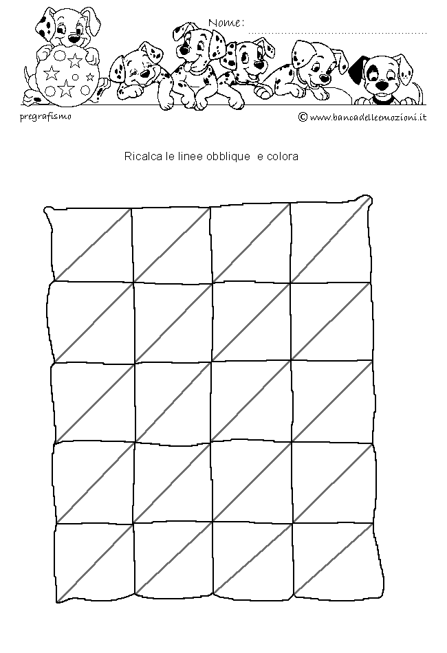 Pregrafismo - coordinazione oculo manuale