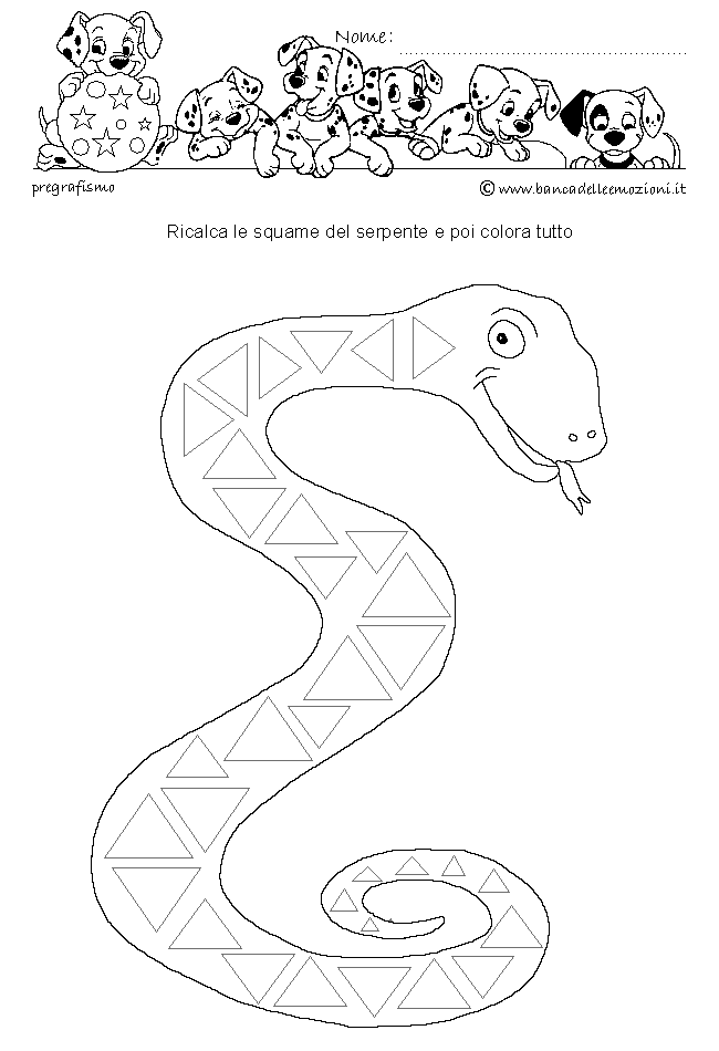 Pregrafismo - coordinazione oculo manuale