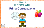 Verbi Prima Coniugazione